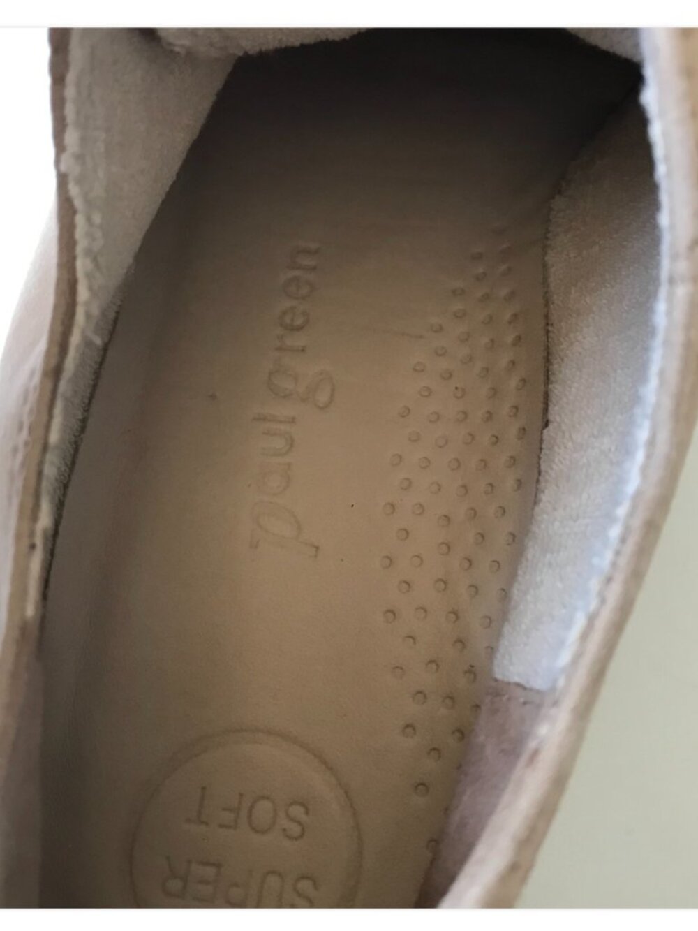 NEW Paul Green Sophie Low Top Sneakers Trainers Womens 5 7.5 Sahara Tan Lace Up - Picture 9 of 13